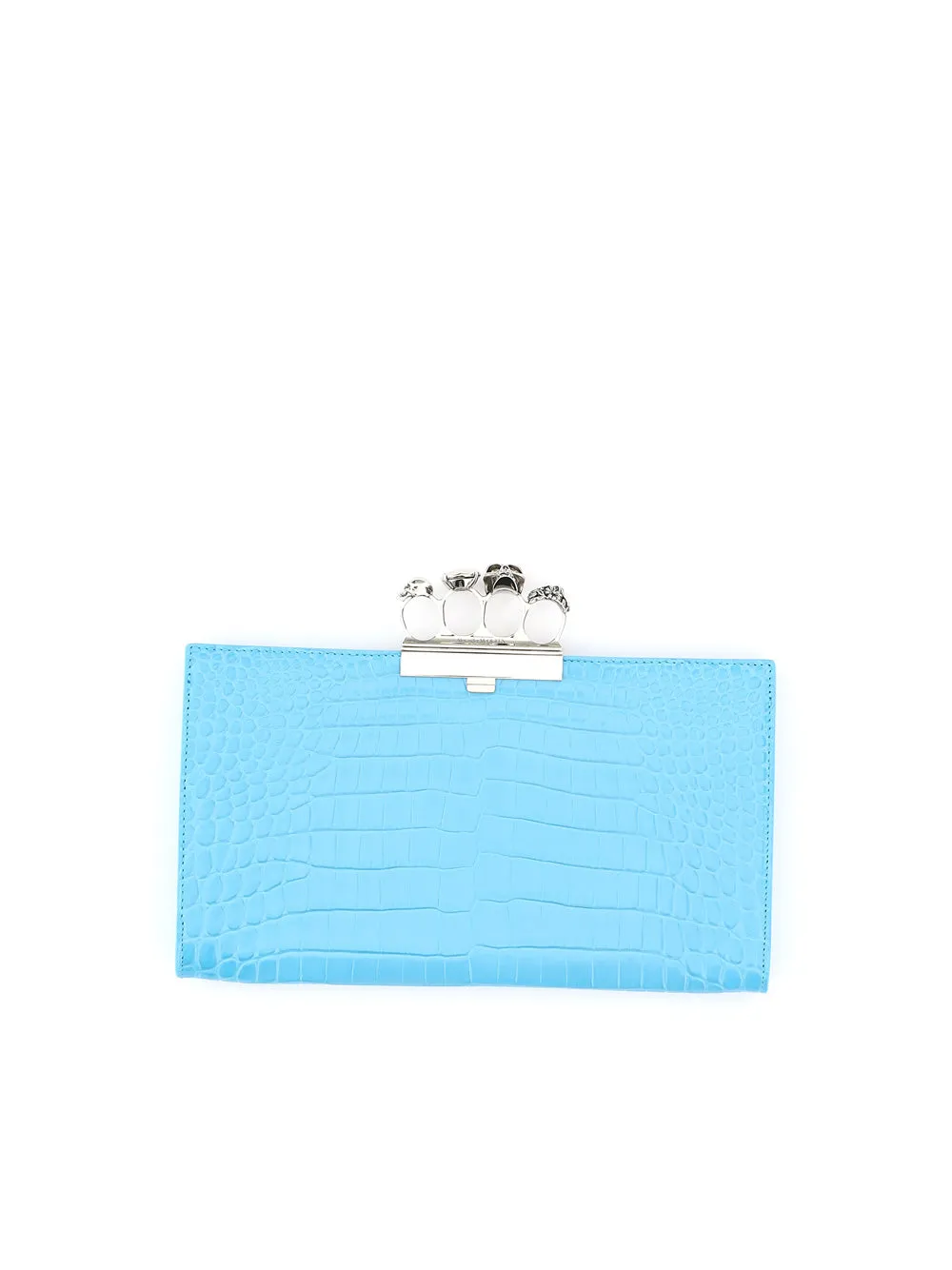Alexander McQueen Skull Four Ring Clutch Bag