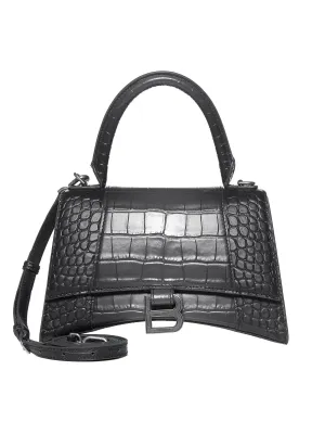 Balenciaga Hourglass Small Embossed Tote Bag