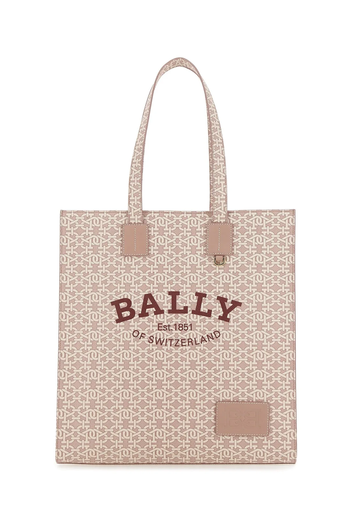 Bally Logo Printed Monogram Tote Bag
