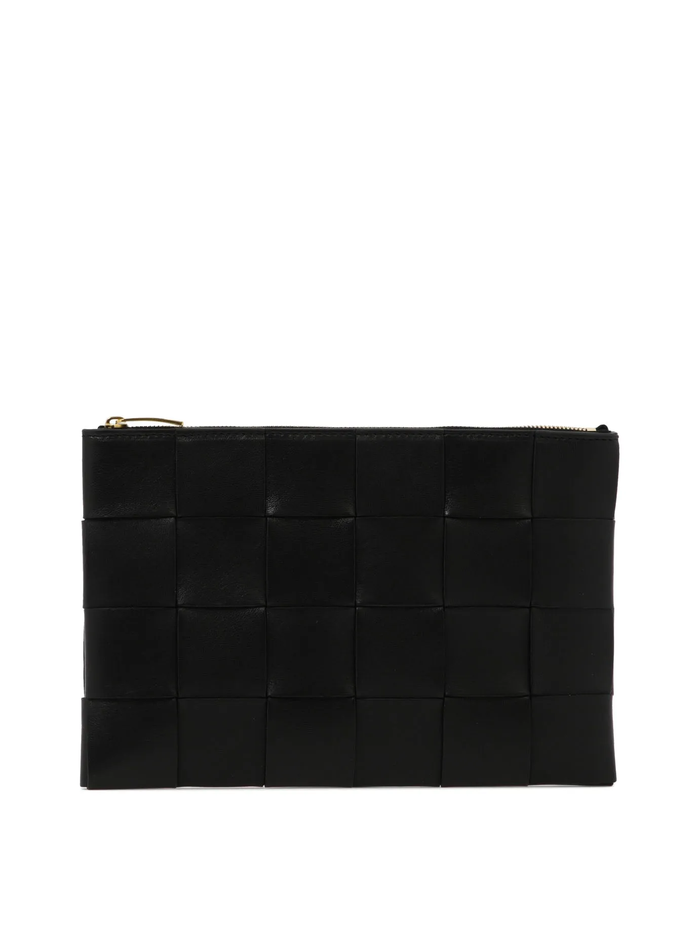Bottega Veneta Intrecciato Zipped Clutch Bag