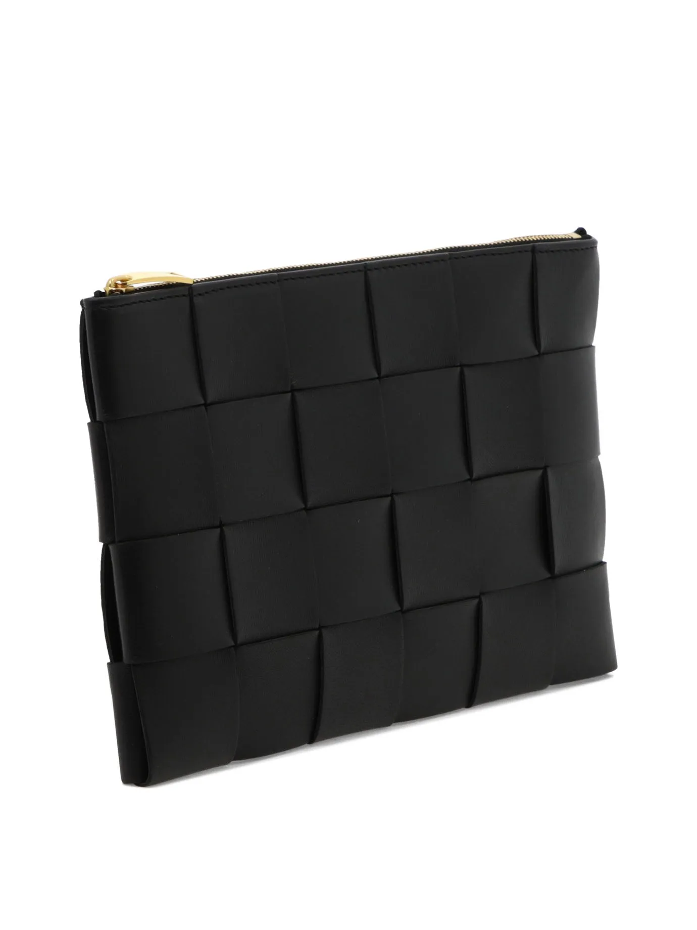 Bottega Veneta Intrecciato Zipped Clutch Bag