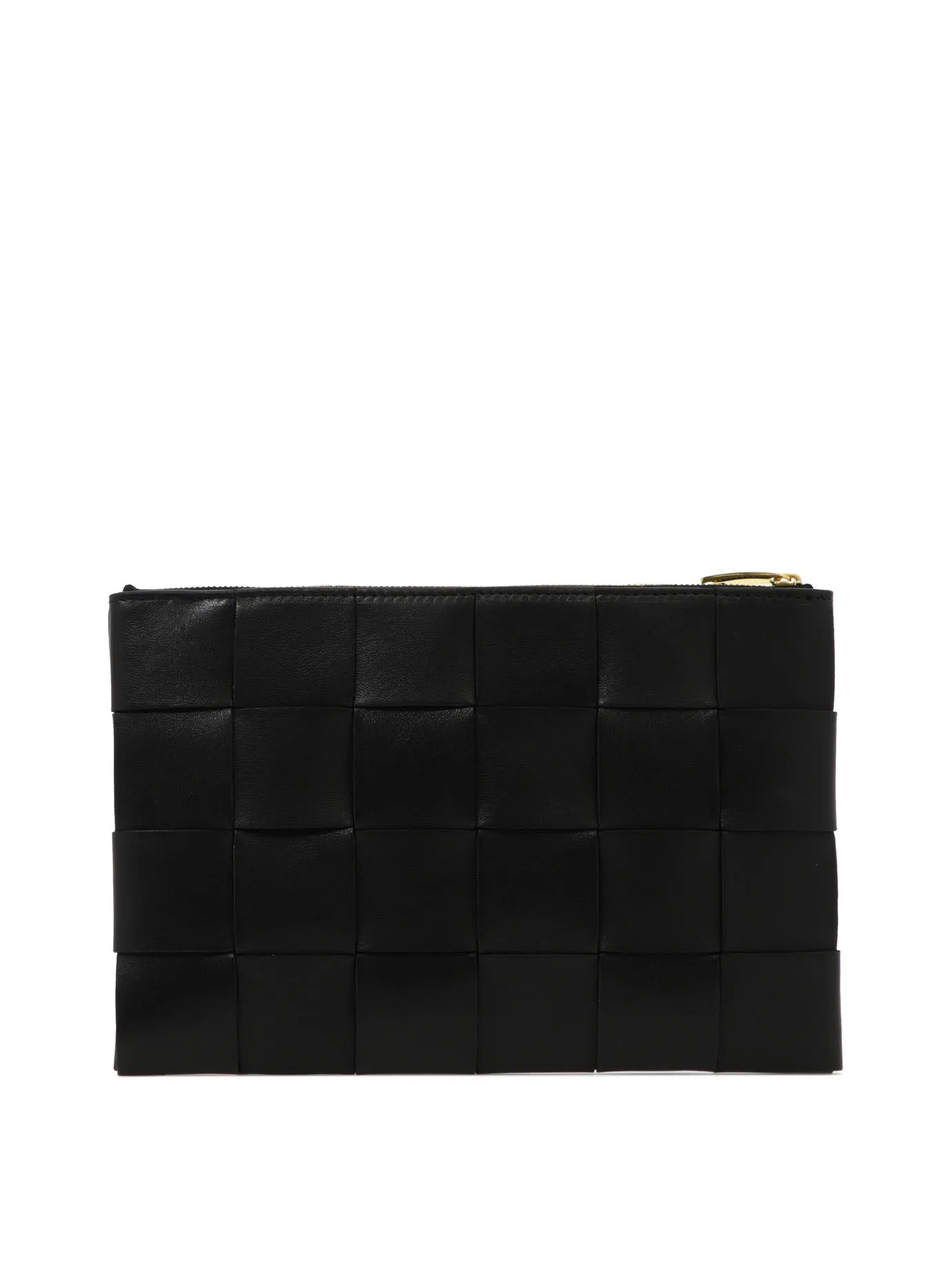 Bottega Veneta Intrecciato Zipped Clutch Bag