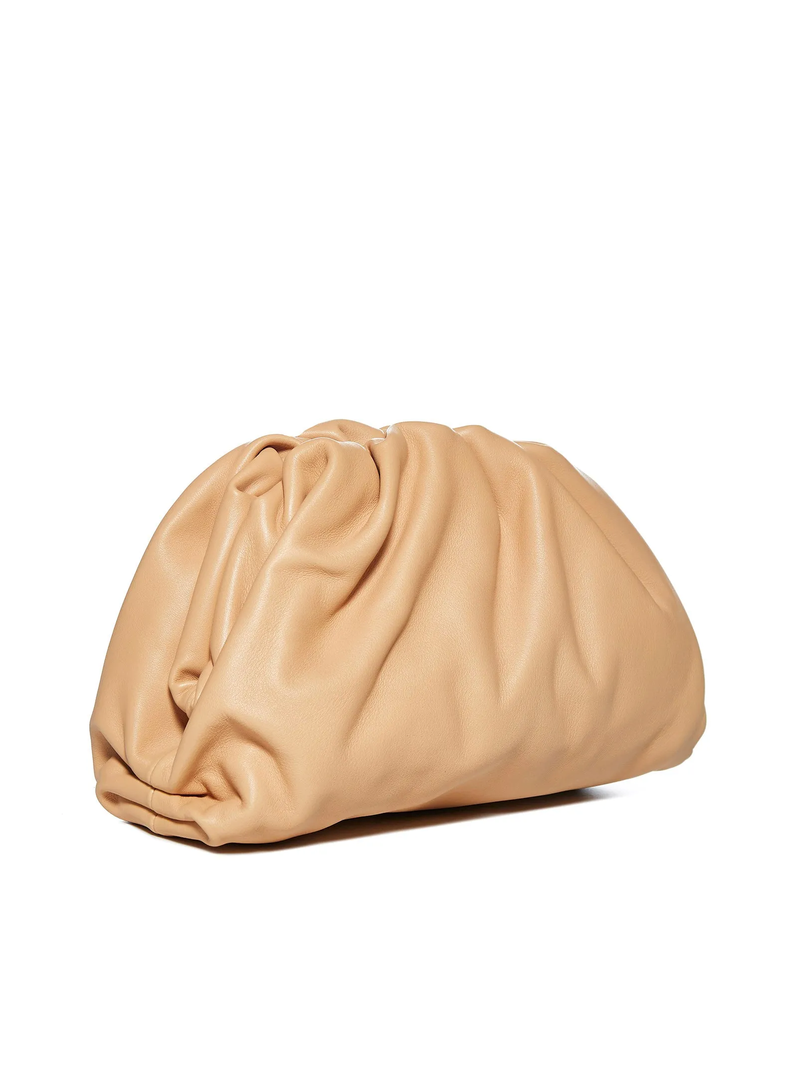 Bottega Veneta The Pouch Ruched Clutch Bag