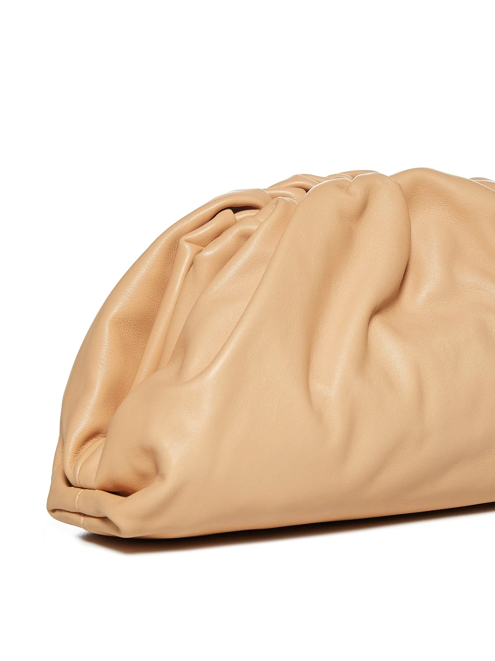 Bottega Veneta The Pouch Ruched Clutch Bag