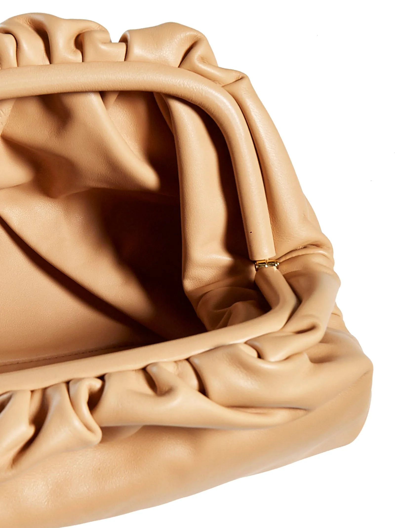 Bottega Veneta The Pouch Ruched Clutch Bag