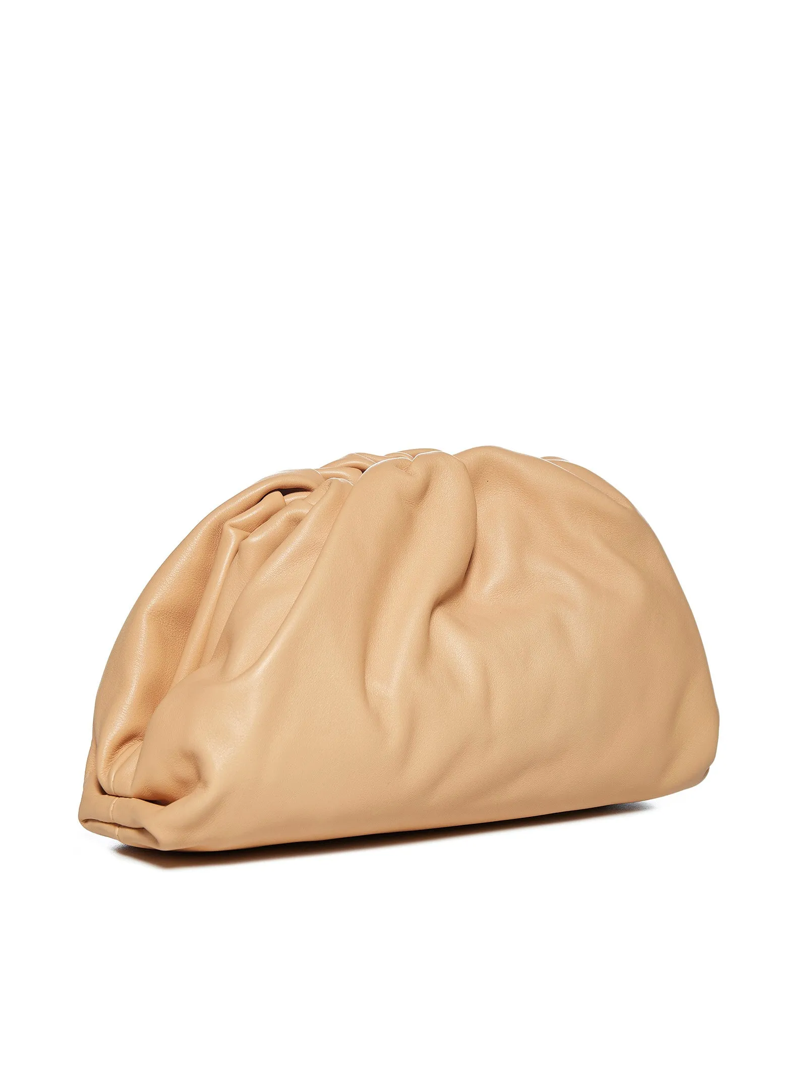 Bottega Veneta The Pouch Ruched Clutch Bag