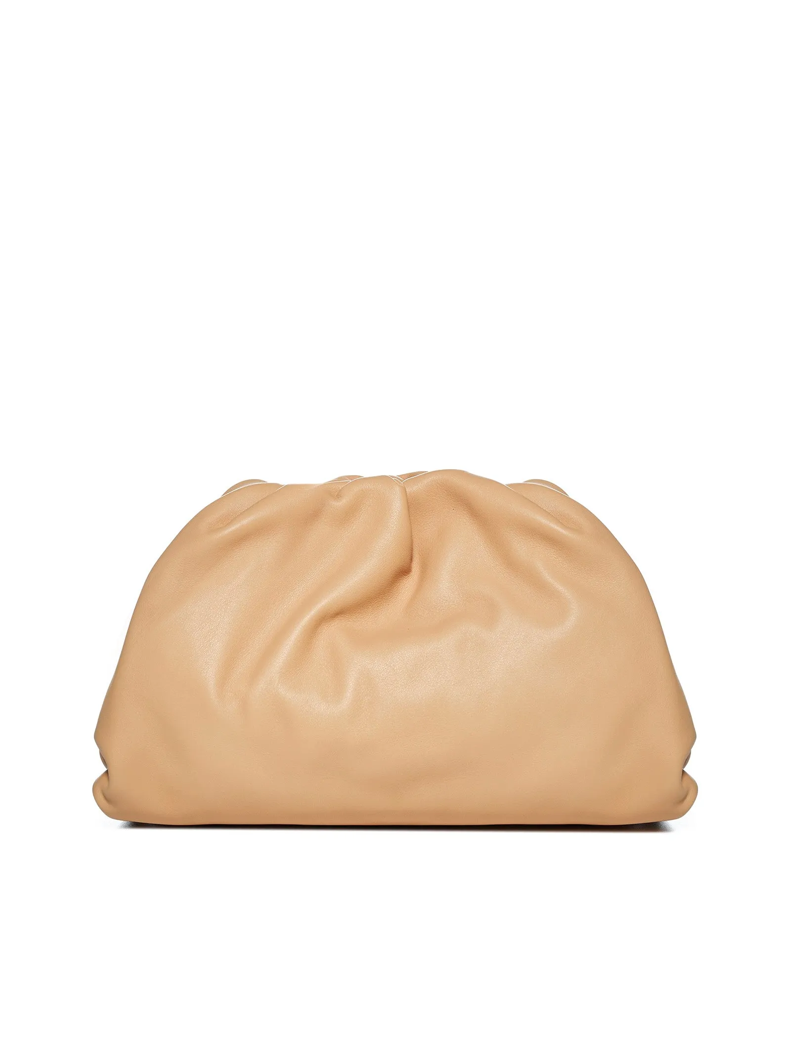 Bottega Veneta The Pouch Ruched Clutch Bag