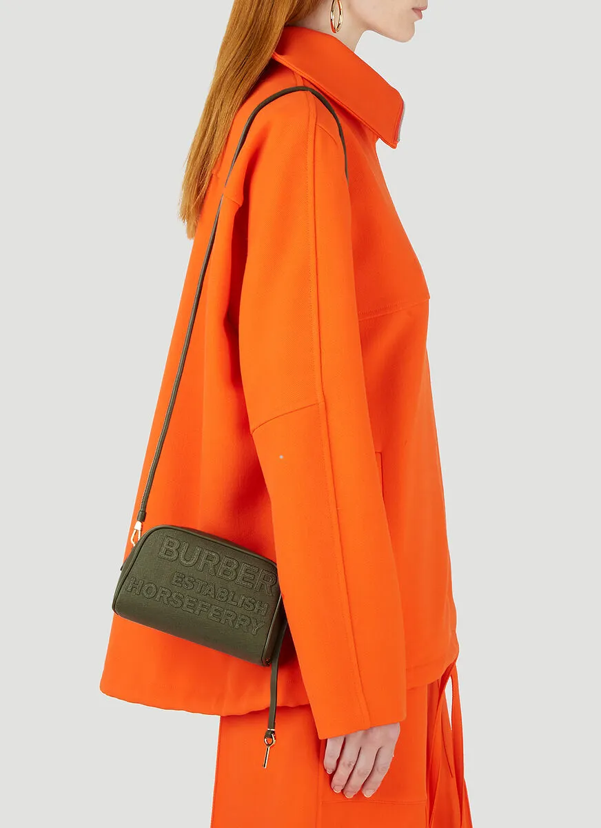 Burberry Horseferrry Half Cube Crossbody Bag