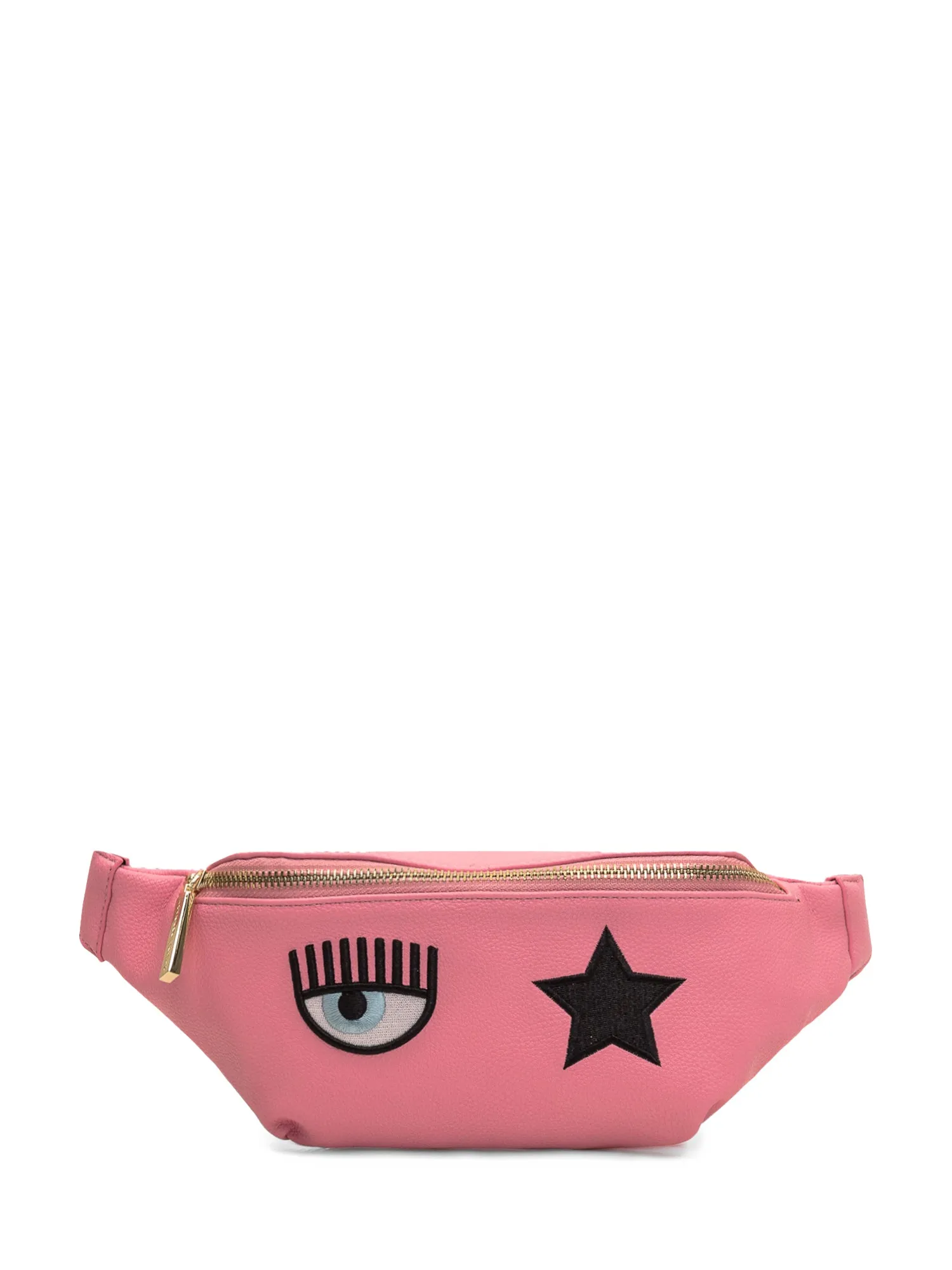 Chiara Ferragni Eyelike Embroidered Zipped Belt Bag
