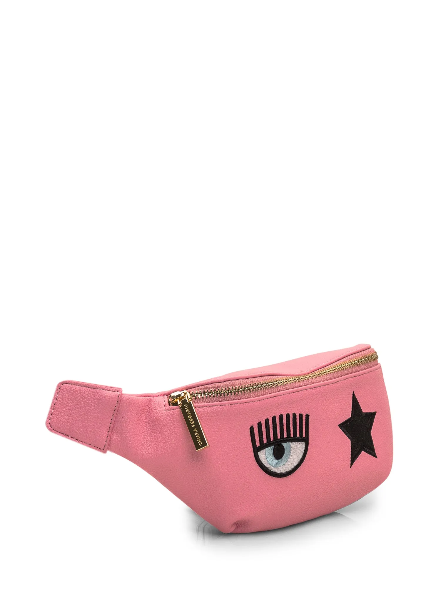 Chiara Ferragni Eyelike Embroidered Zipped Belt Bag