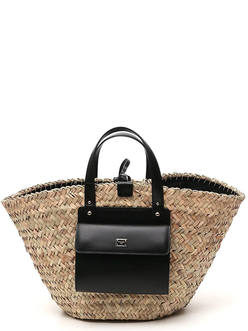Dolce & Gabbana Woven Tote Bag