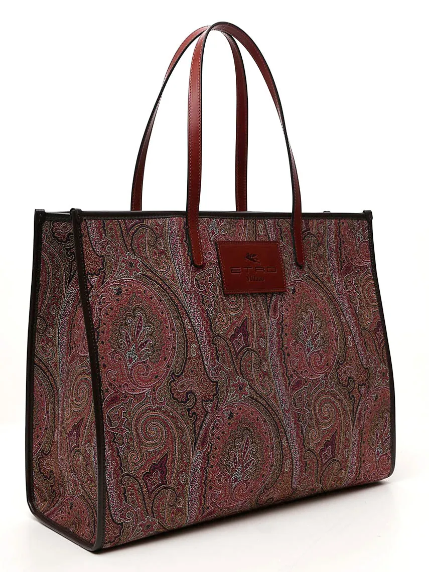 Etro Paisley Patterned Tote Bag