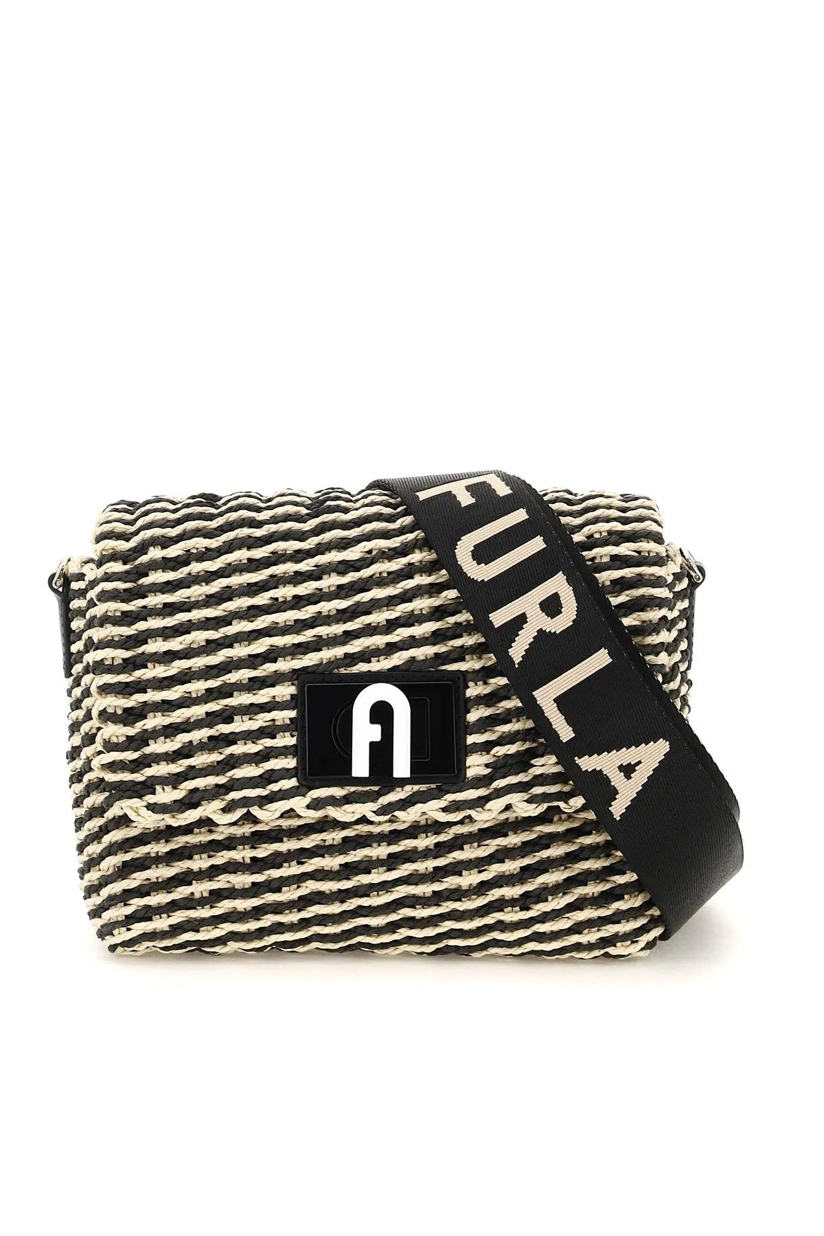 Furla 1927 Woven Crossbody Bag