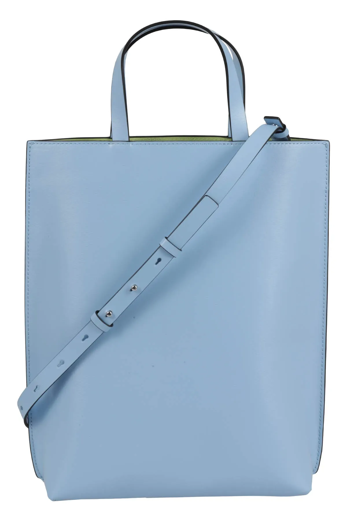 Ganni Logo Embossed Tote Bag
