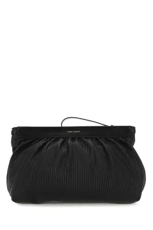 Isabel Marant Luz Logo Detailed Clutch Bag