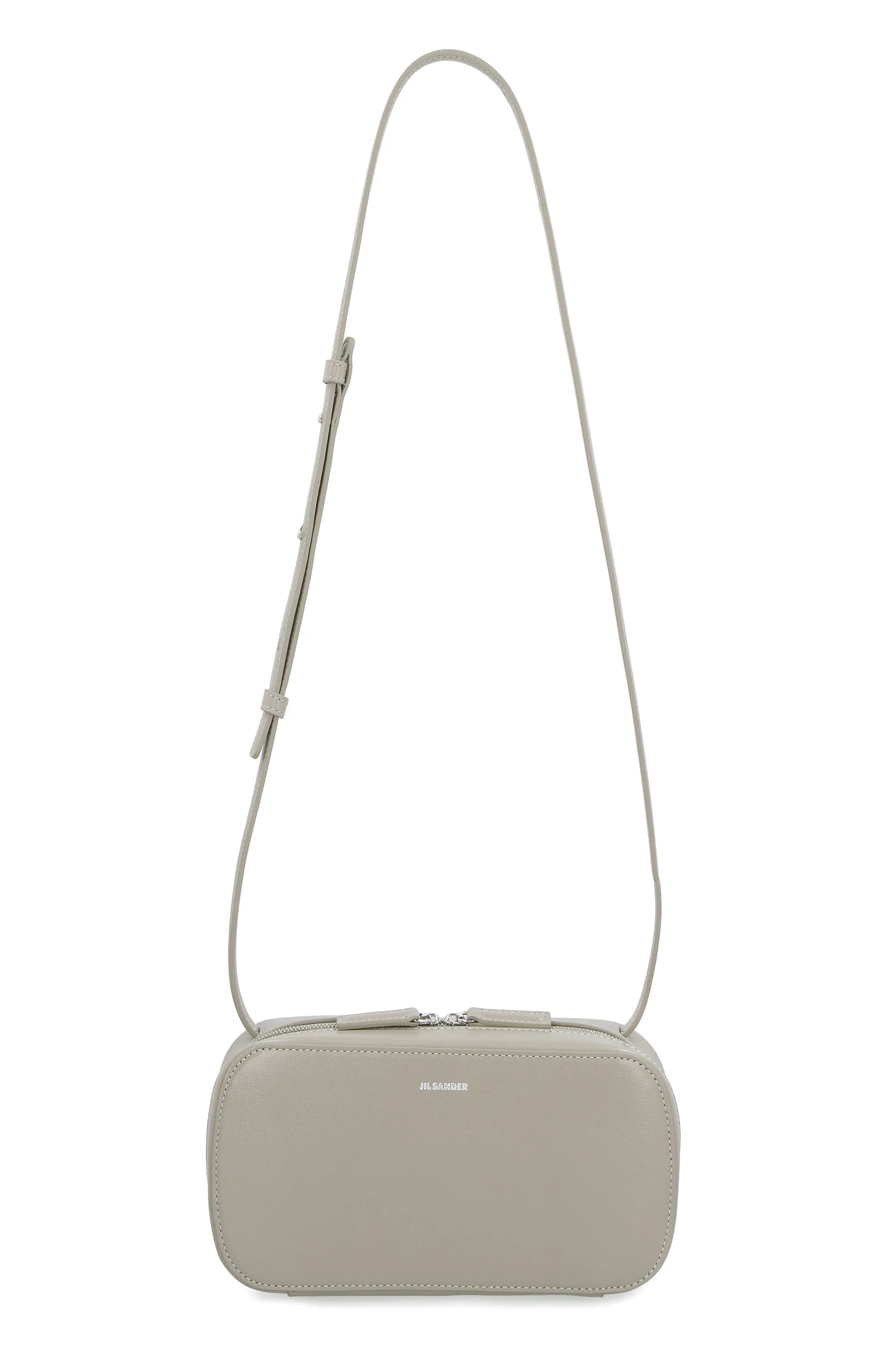 Jil Sander Logo-Embossed Small Crossbody Bag
