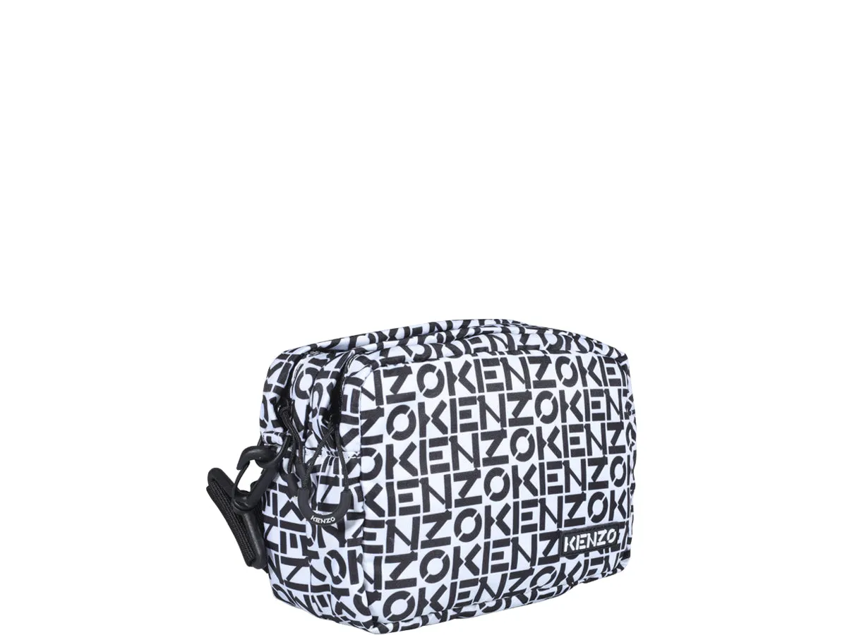Kenzo Allover Logo Printed Zipped Belt Bag