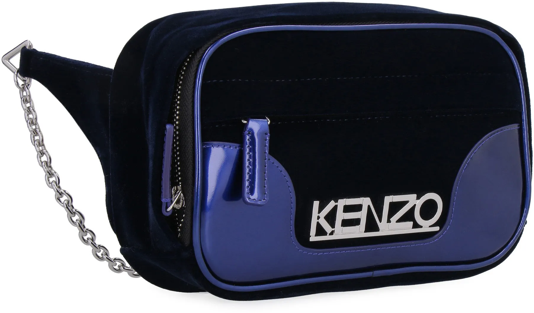 Kenzo Logo Patch Top-Zip Belt Bag