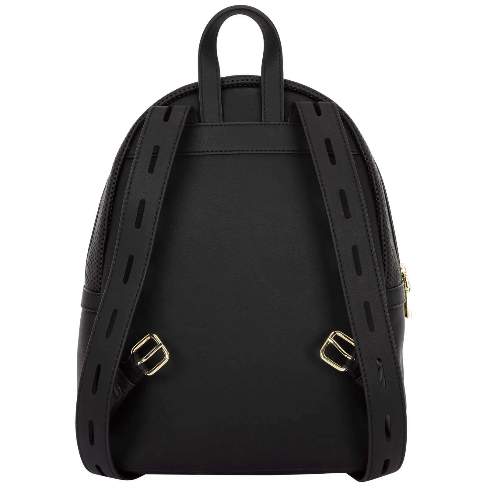 Love Moschino Logo Plaque Zipped Backpack