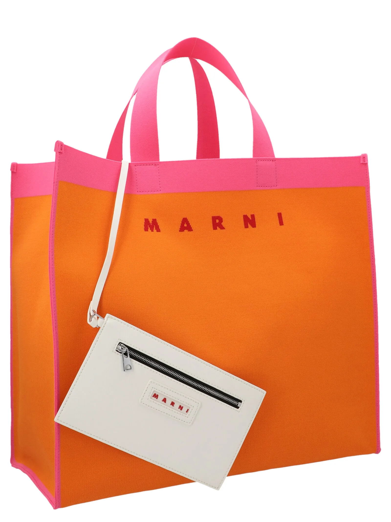 Marni Logo Jacquard Tote Bag