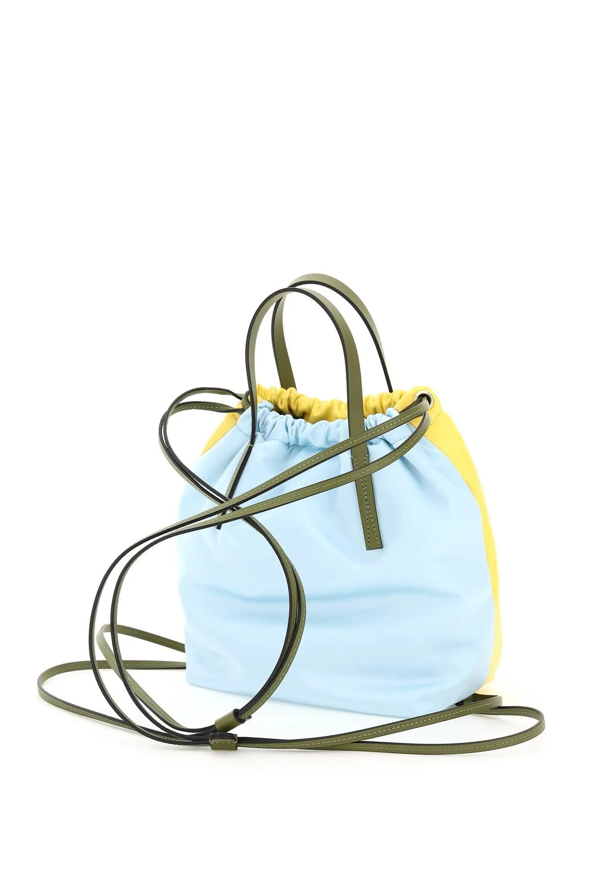 Marni Logo Print Two-Tone Small Backpack