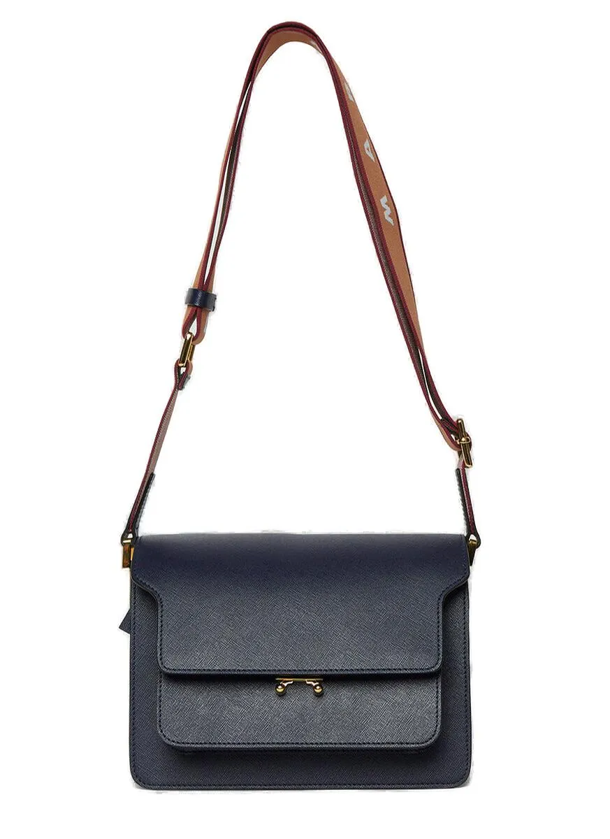 Marni Trunk Foldover Shoulder Bag