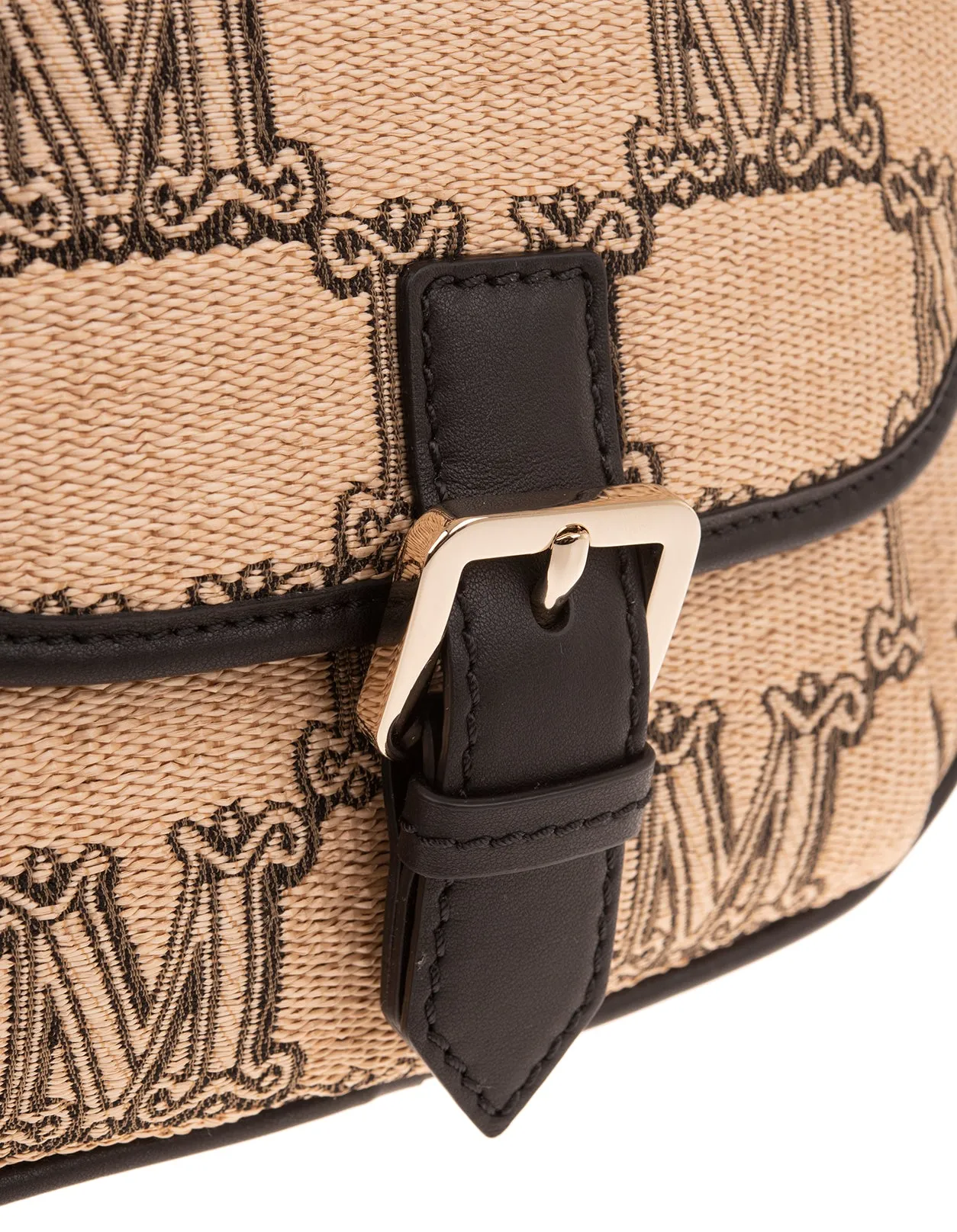 Max Mara Annap Petite Jacquard Messenger Bag