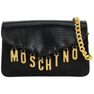 Moschino Lettering Charm Crossbody Bag