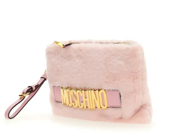 Moschino Logo Lettering Clutch Bag