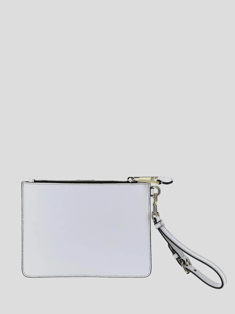 Moschino Logo Plaque Clutch Bag