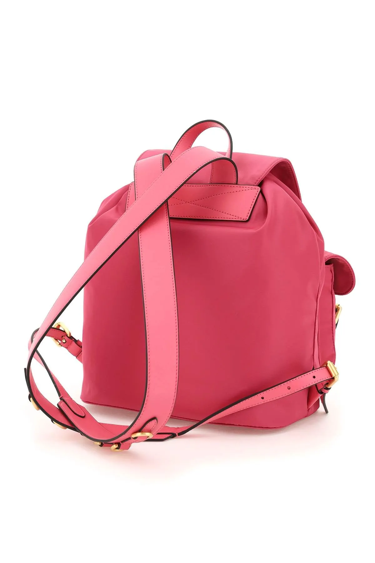 Moschino Logo Plaque Tassled Backpack