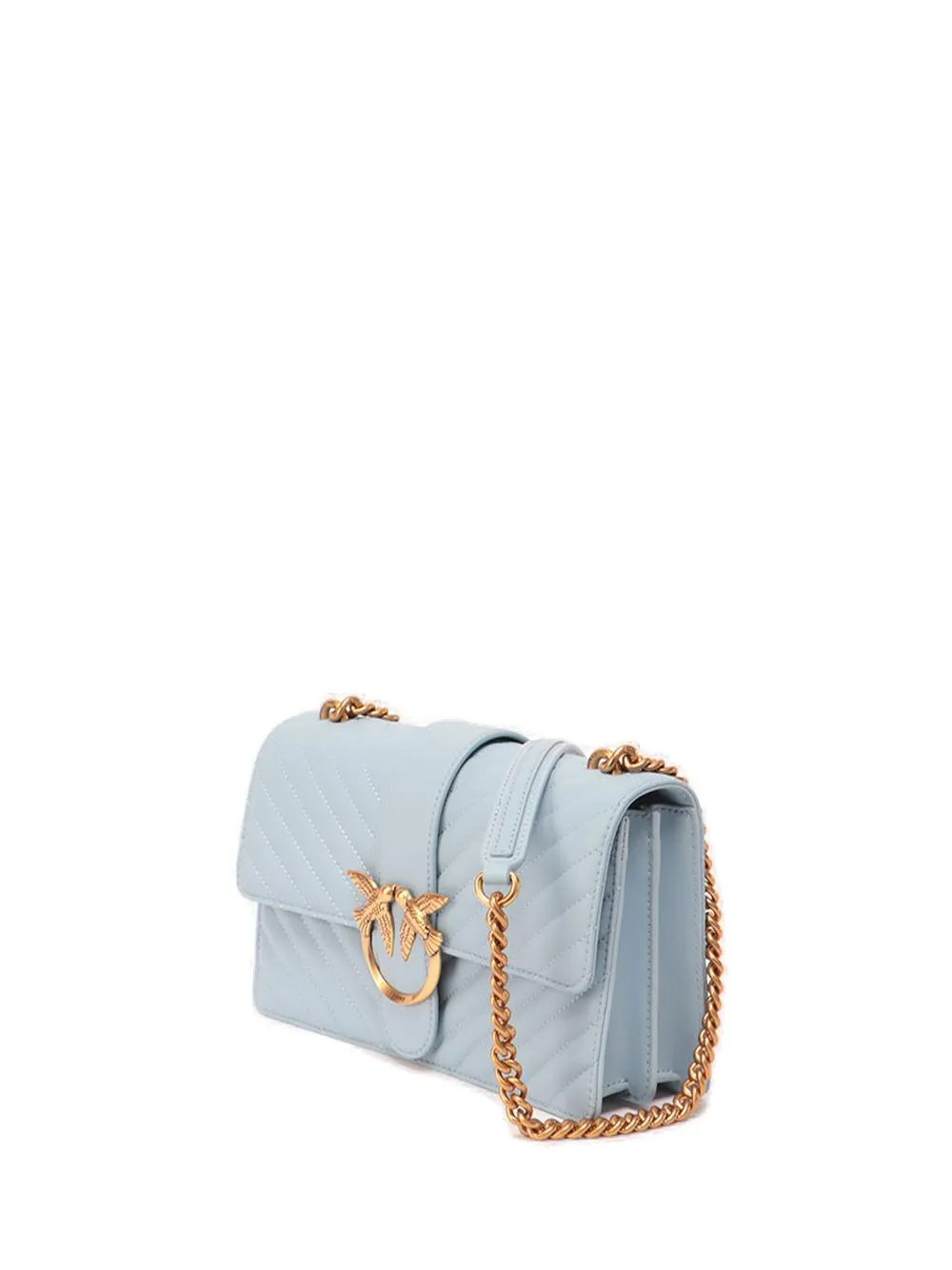 Pinko Love Bird Quilted Crossbody Bag