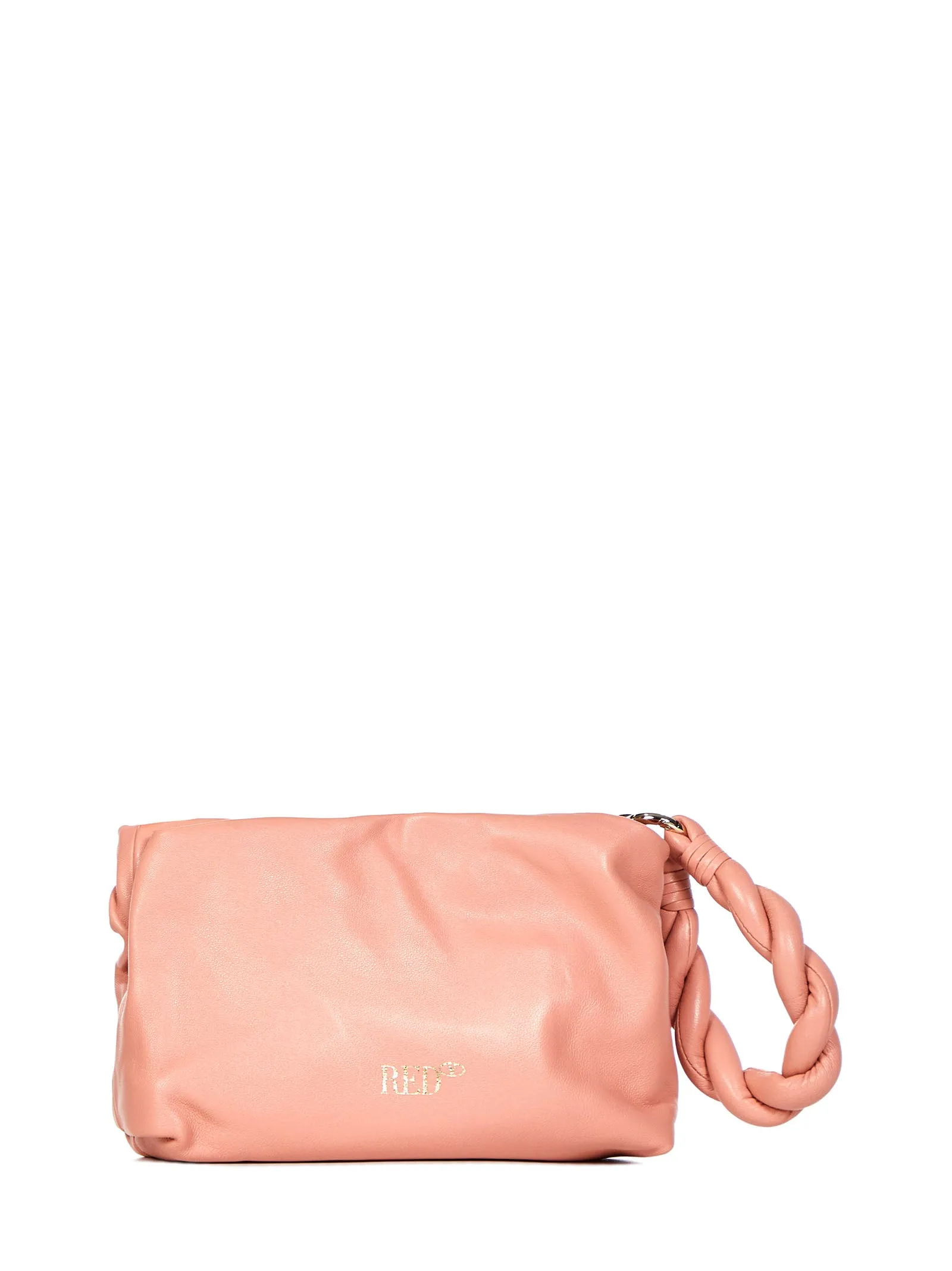 REDValentino Braided Handle Clutch Bag