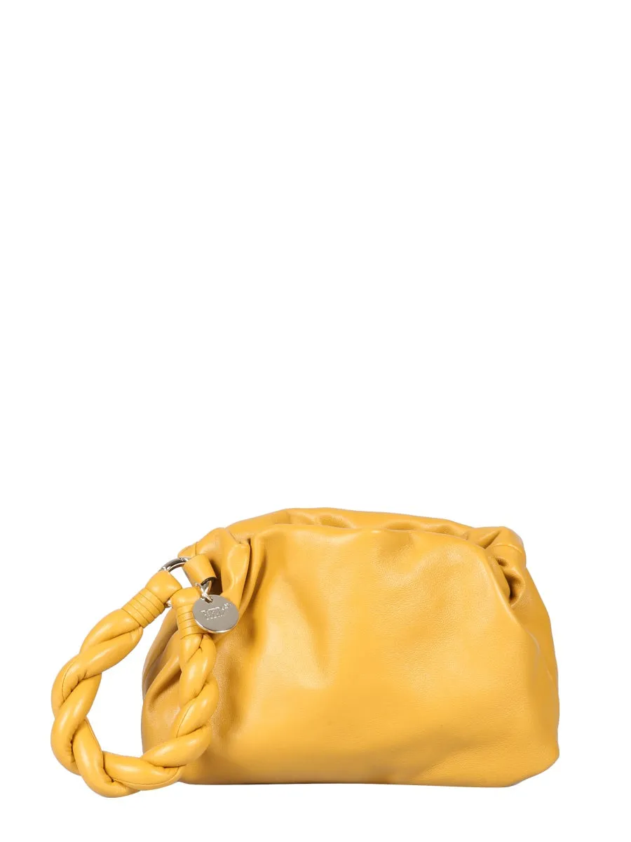 REDValentino Braided Handle Clutch Bag