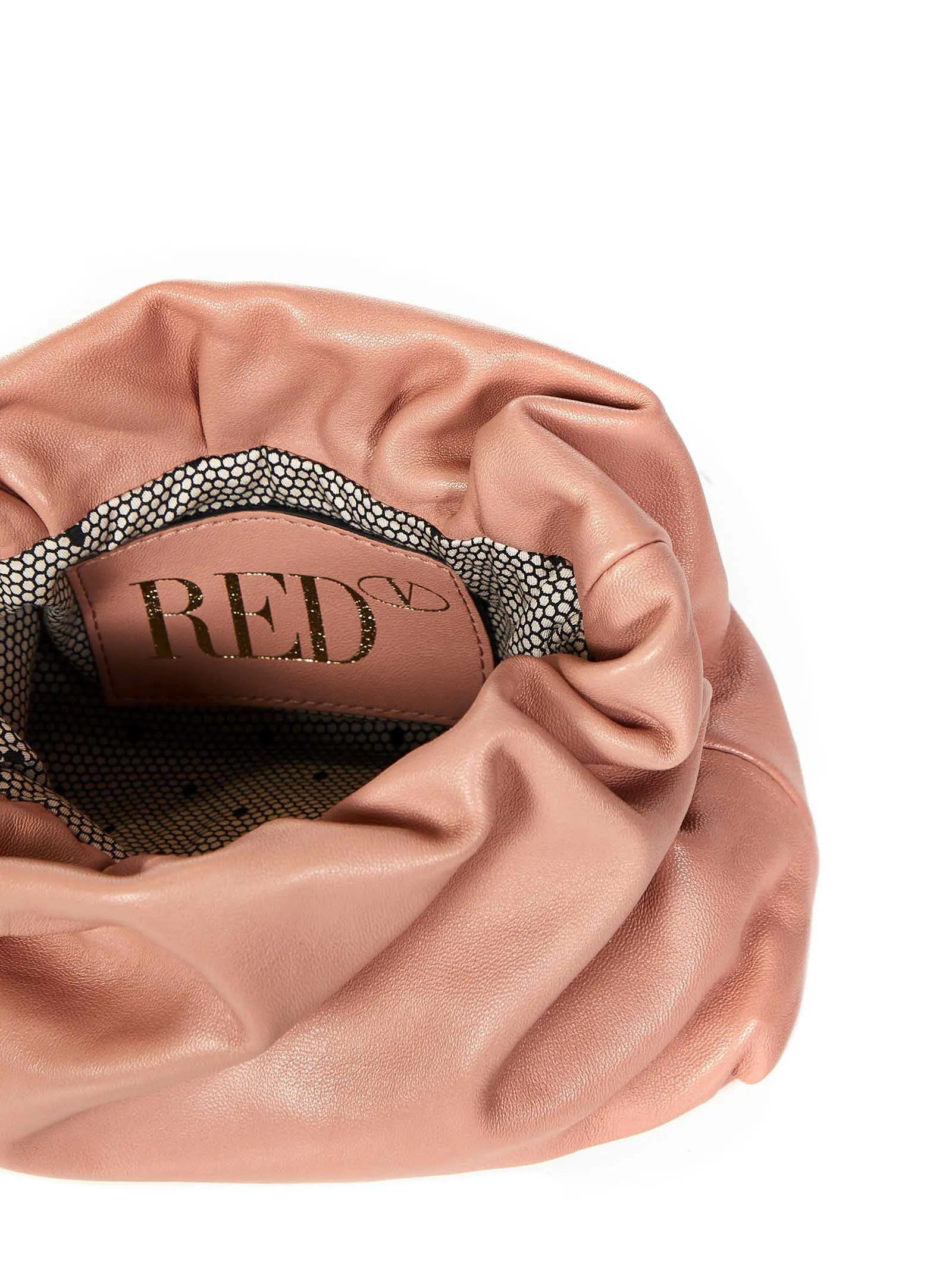 REDValentino Braided Handle Clutch Bag