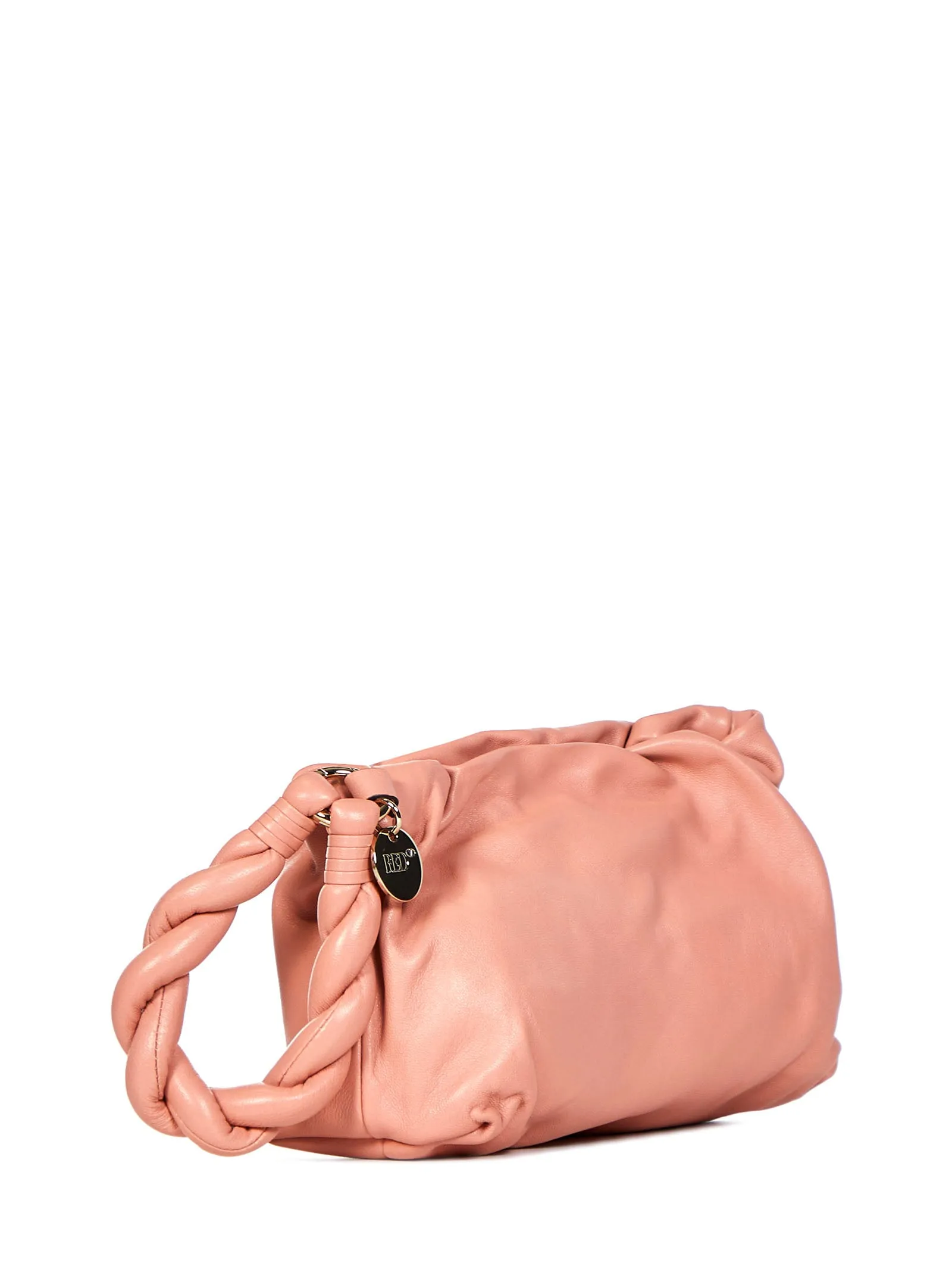 REDValentino Braided Handle Clutch Bag