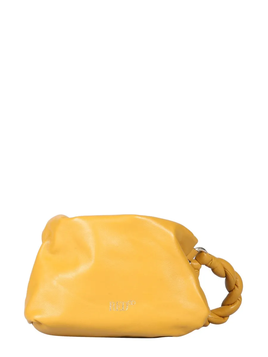 REDValentino Braided Handle Clutch Bag