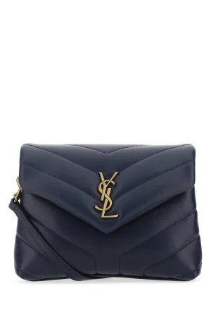 Saint Laurent Loulou Toy Logo Plaque Clutch Bag