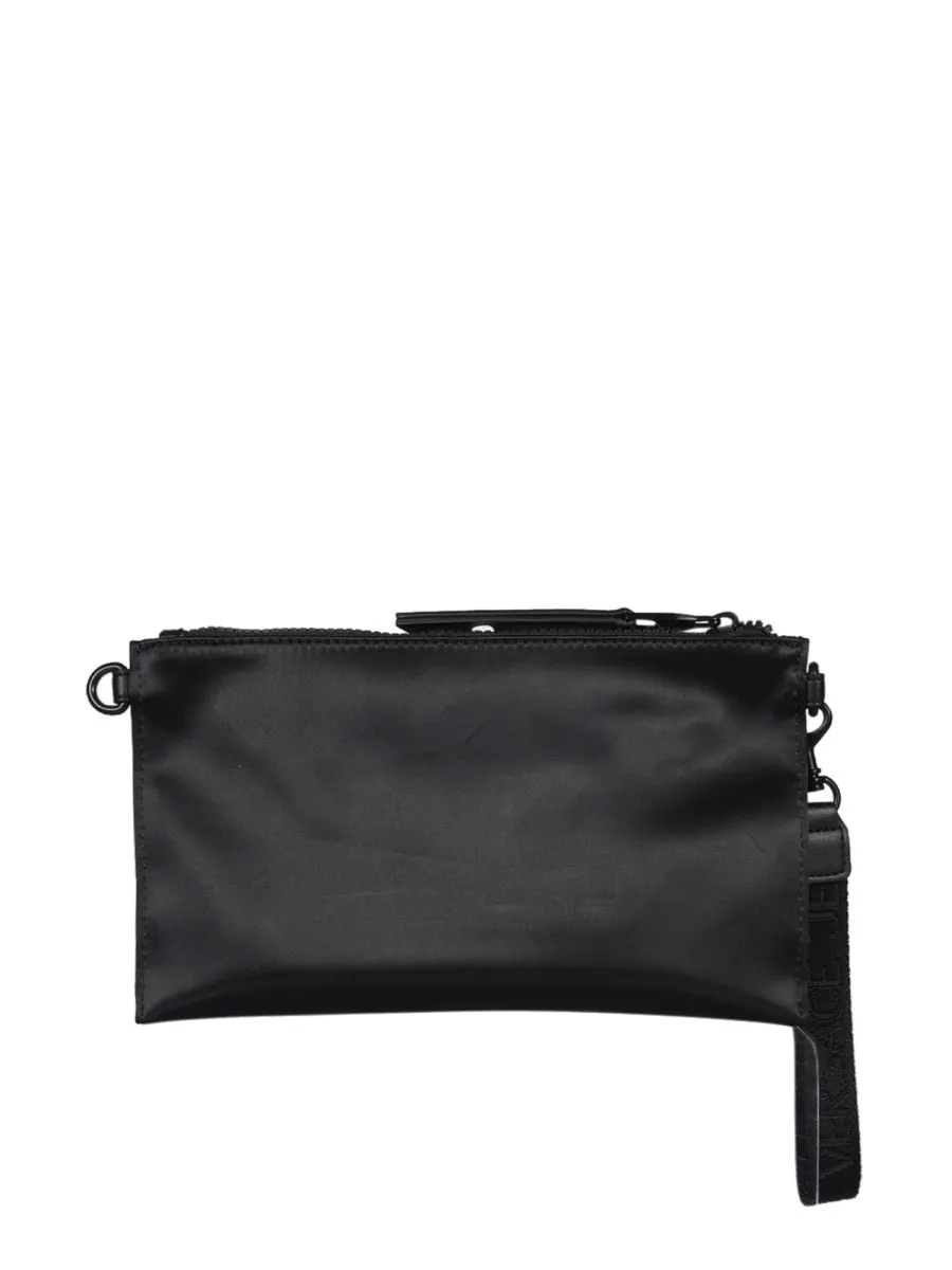 Versace Jeans Couture Logo plaque Zipped Messenger Bag